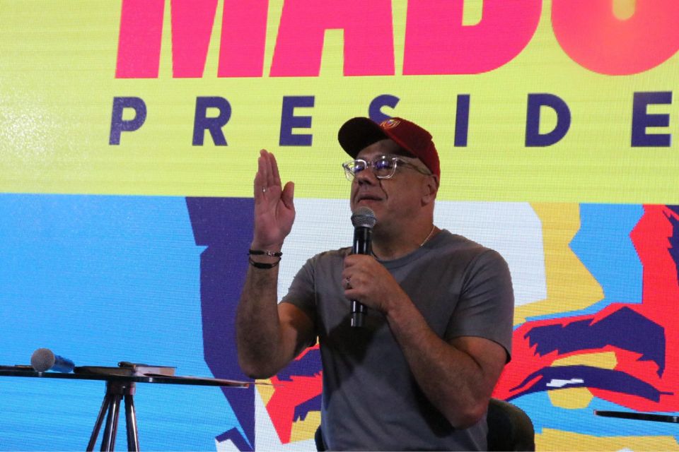 Jorge Rodríguez inicio de campaña de Maduro