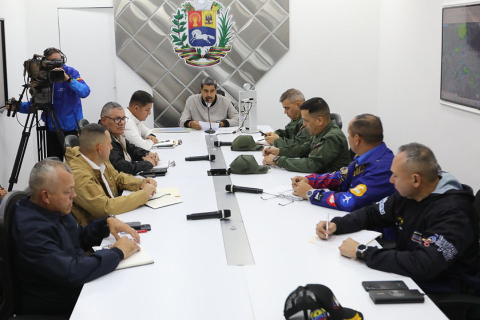 Nicolás maduro puesto de comando presidencial Cumanacoa