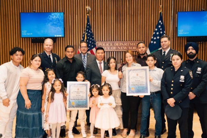Policía de Nueva York migrantes venezolanos