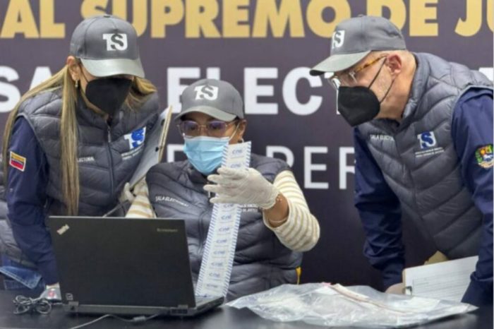 peritaje Sala Electoral TSJ actas CNE