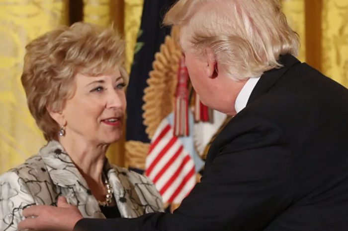 Trump Linda McMahon Gettyimages