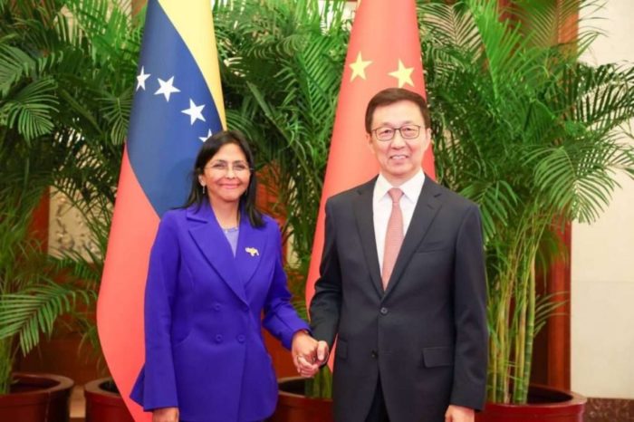 Delcy Rodríguez vicepresidente China