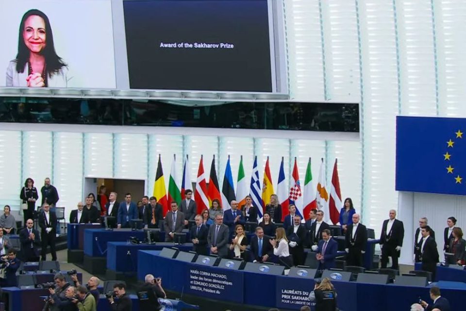 Premio Sájarov María Corina Machado Edmundo González Urrutia