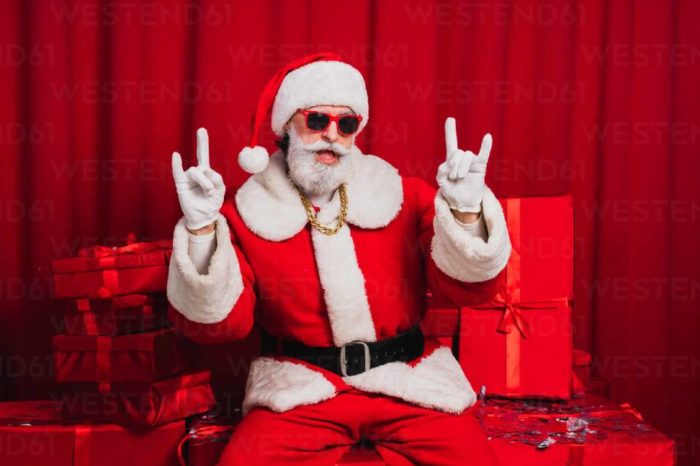 Santa moderno carta