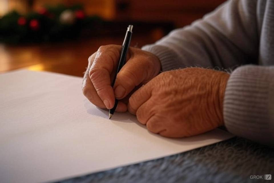 prima carta navidad