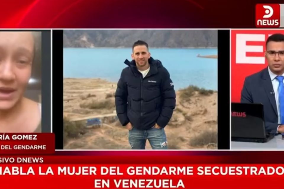 Familiares gendarme argentino