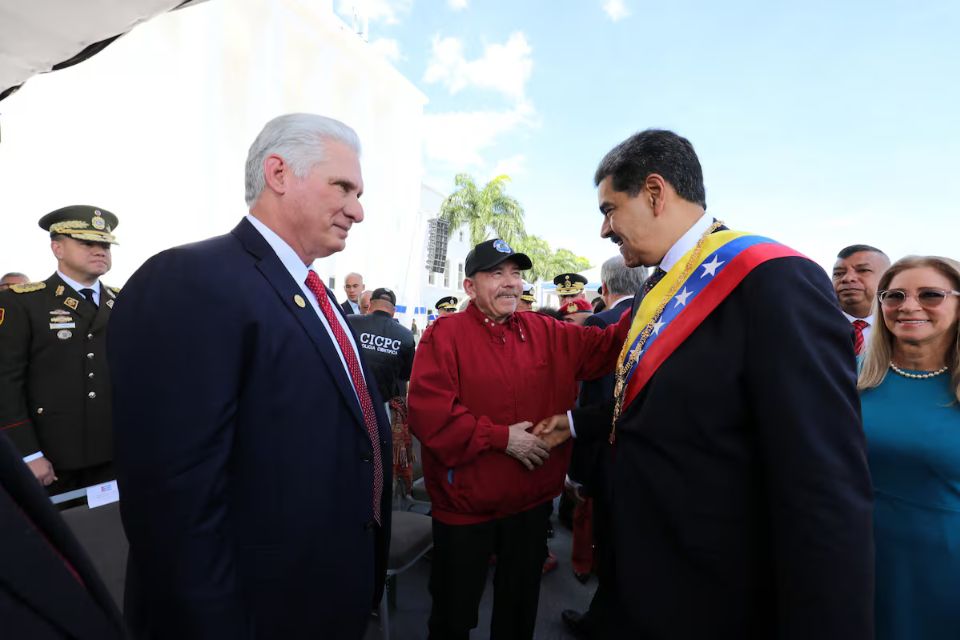 Maduro con Díaz-Canel y Ortega