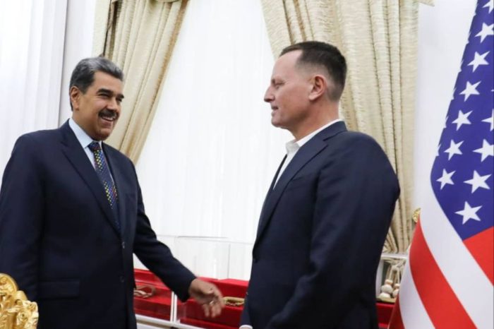 Maduro y Richard Grenell