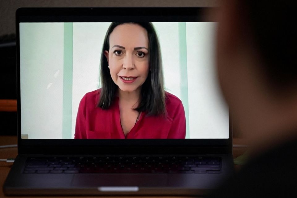 María Corina Machado Zoom régimen Nobel