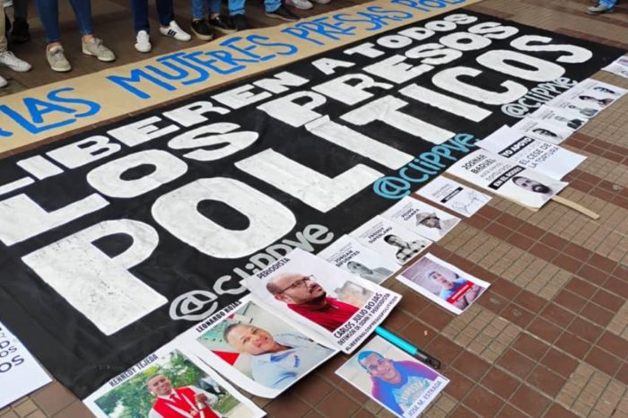 Protesta presos políticos Keberth Barceló
