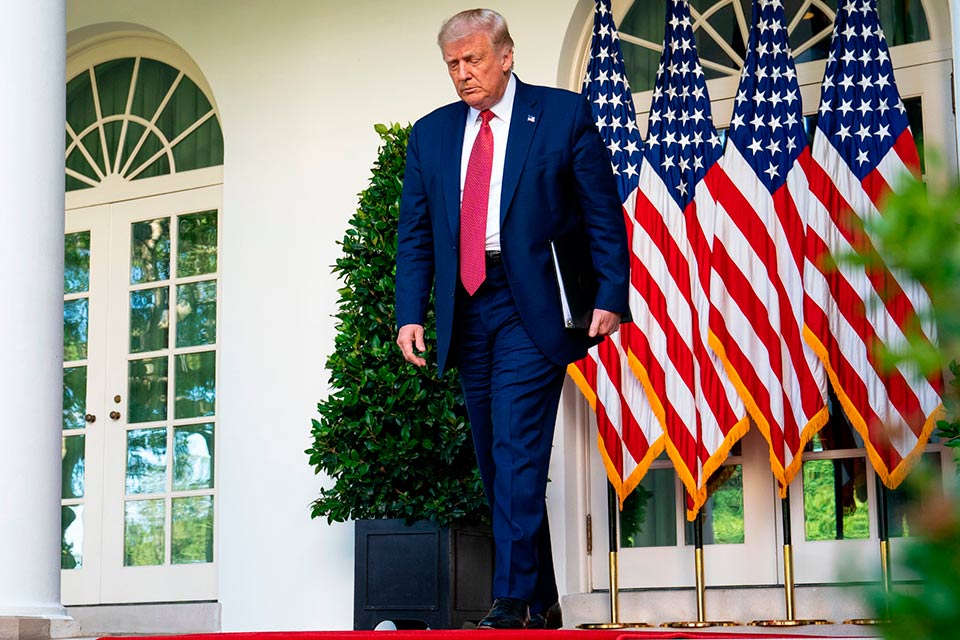 El regreso del americano impasible Trump