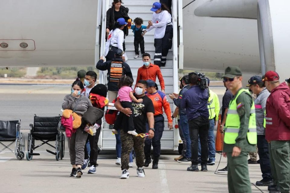 Venezolanos deportados