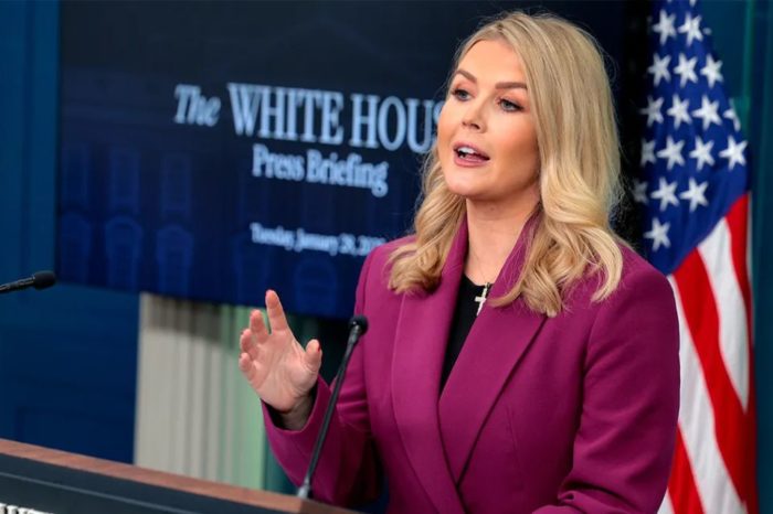 Casa Blanca Karoline Leavitt venezolanos Trump