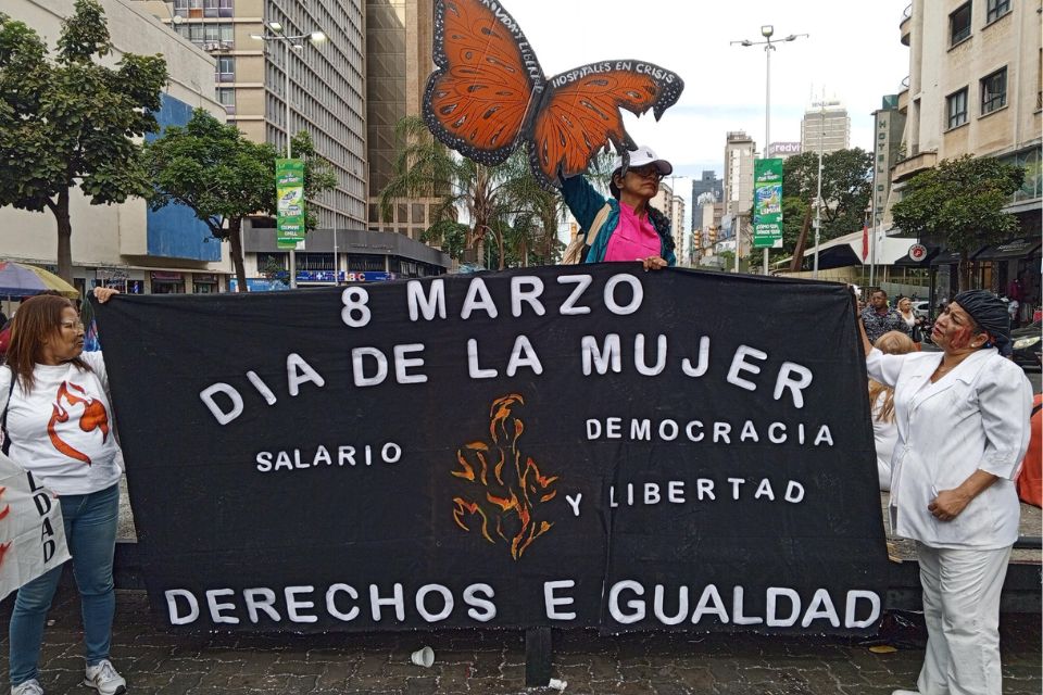Protesta 8M Día de la Mujer mujeres