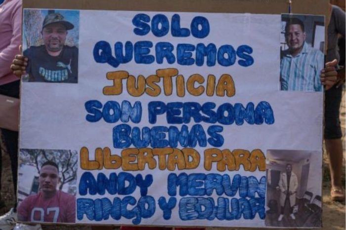 Venezolanos detenidos en El Salvador