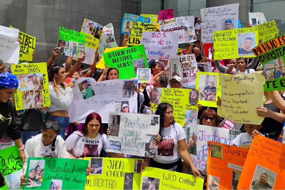 Protesta migrantes El Salvador