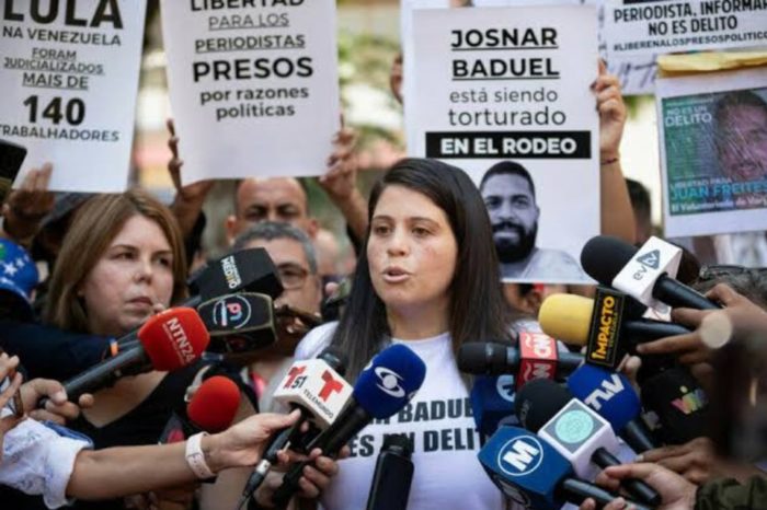 Andreina Baduel sobre Josnars Baduel presos políticos