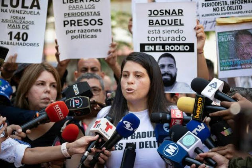 Andreina Baduel sobre Josnars Baduel presos políticos