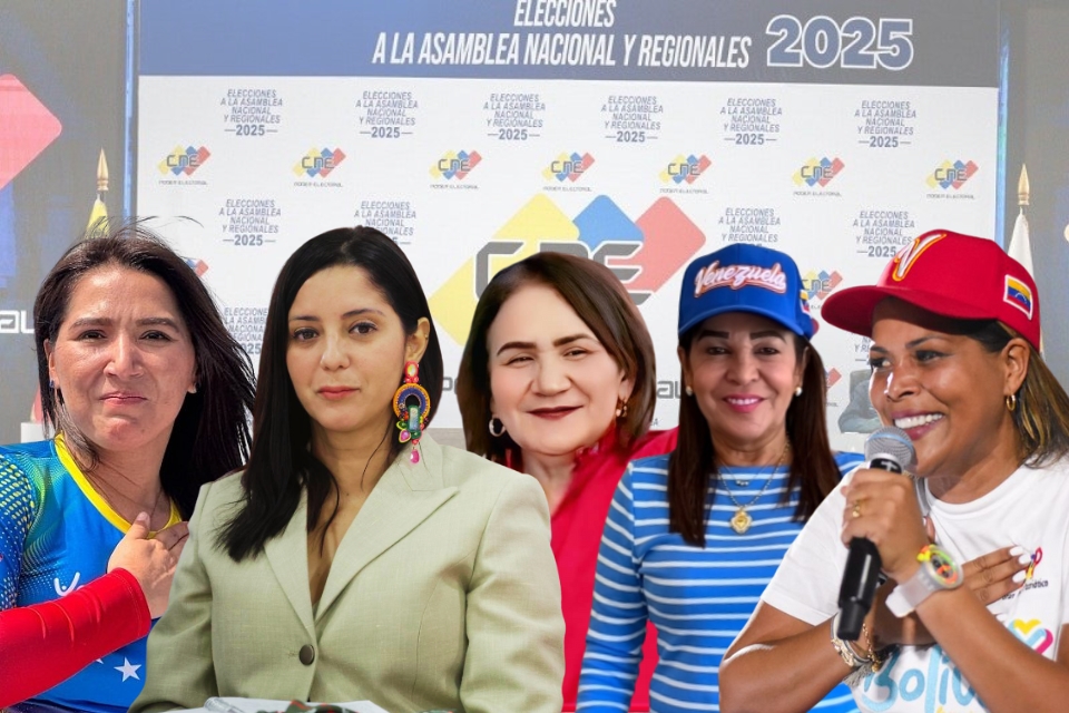 Mujeres gobernadoras elecciones regionales 2025