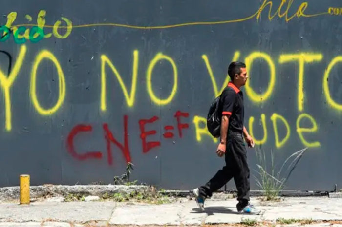 No voto, no voy a ese templete