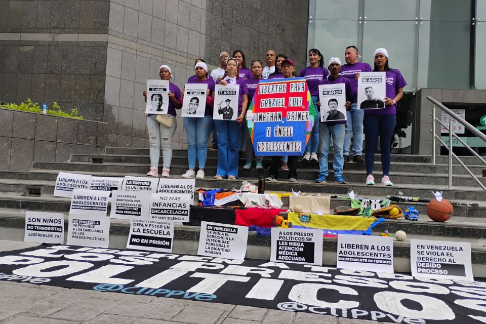 Protestas Adolescentes detenidos
