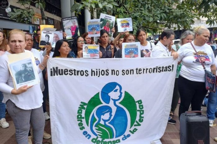 Familiares presos poselectorales
