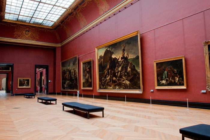 Deambulando por los pasillos del Louvre