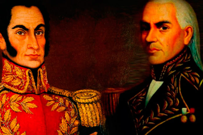 La república fallida /Miranda y Bolivar