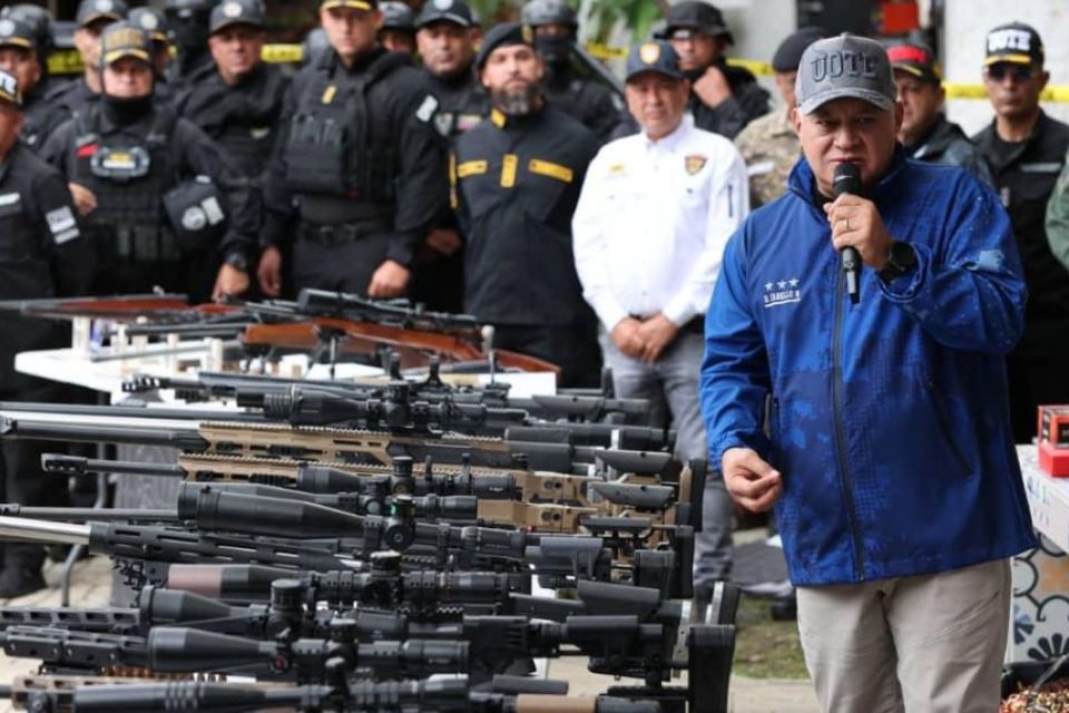 Diosdado Cabello incautación armas (1)