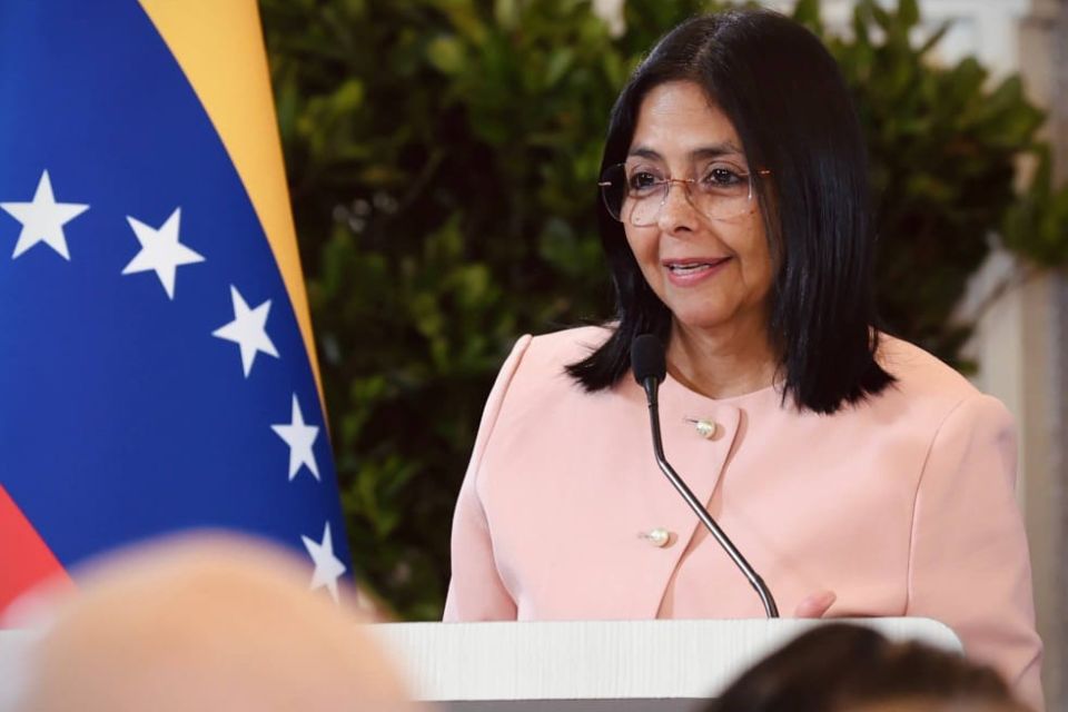 Delcy Rodriguez estado de conmoción