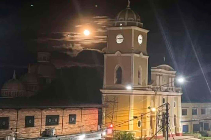 El búho en el campanario de la iglesia de Duaca