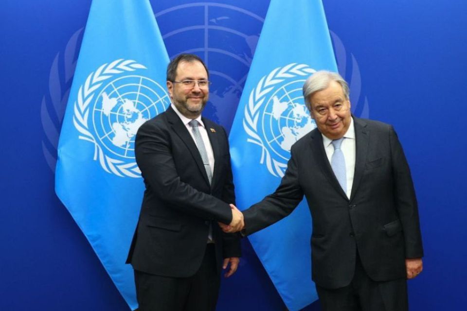 Yván Gil Antonio Guterres ONU