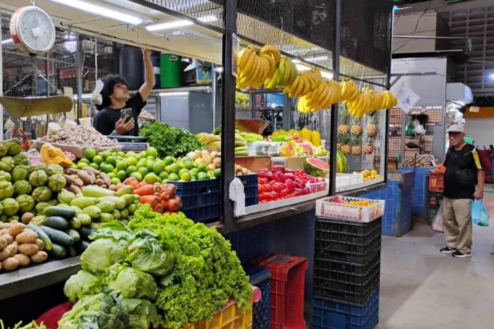 comerciantes consumo mercado San Martín Canasta Alimentaria