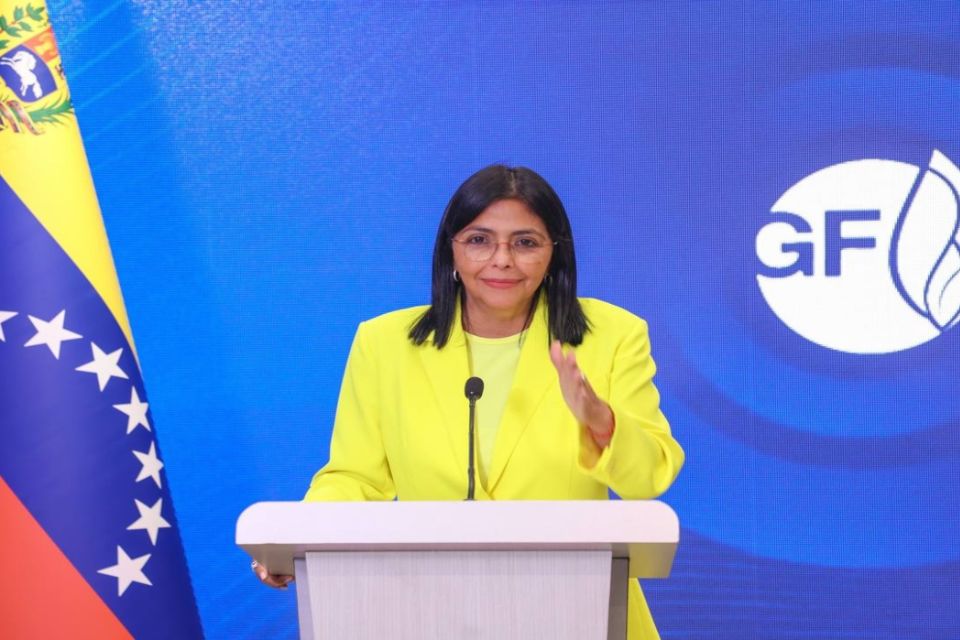 Delcy Rodríguez Foro Internacional del Gas