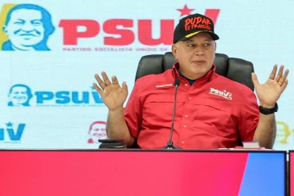 Diosdado Cabello lunes 6 octubre