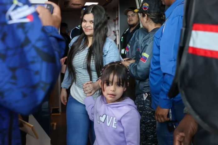 niña retornada Osmary perdomo EEUU