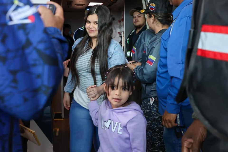 niña retornada Osmary perdomo EEUU