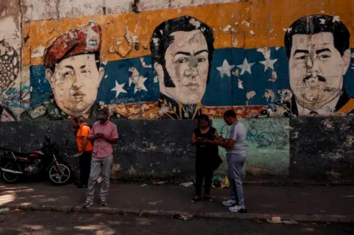 Murales chavismo venezuela