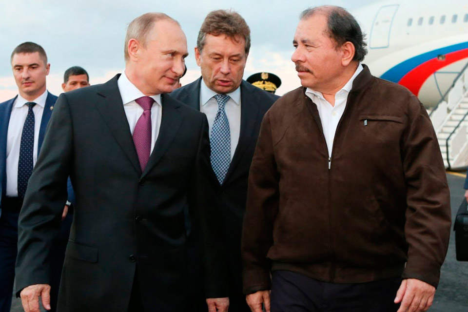La presencia estratégica de Rusia en Centroamérica / Vladimir Putin y Daniel Ortega
