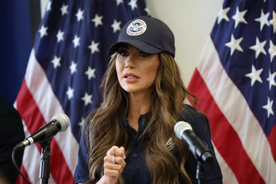 secretaria de Seguridad Nacional de Estados Unidos, Kristi Noem