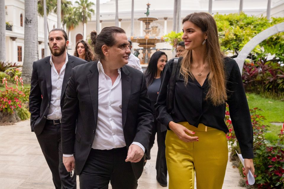 Alex Saab y Camila Fabri (1)
