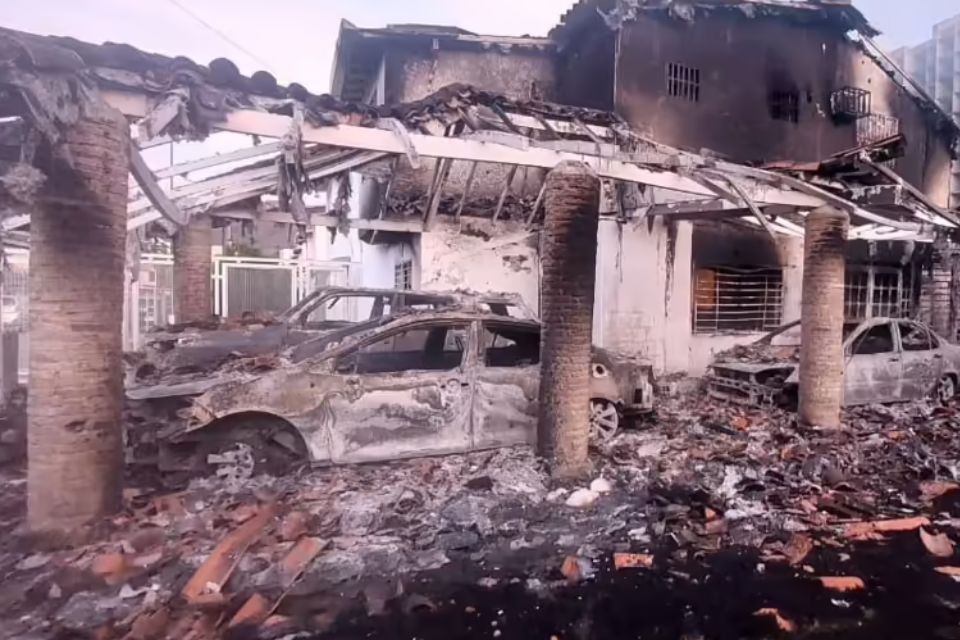 Delcy Rodríguez apartamentos dañados ataque EEUU