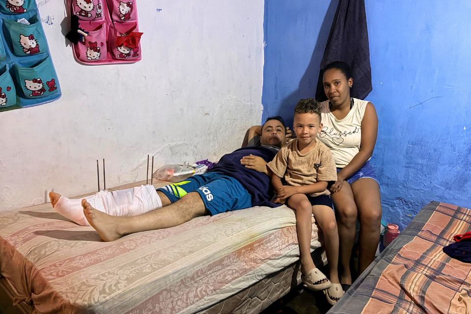 Impacto esquirla Tonny Guarenas