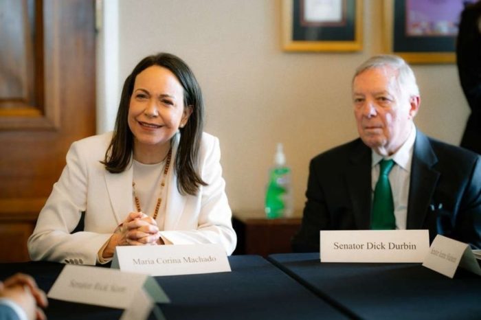 María Corina Machado senadores EEUU