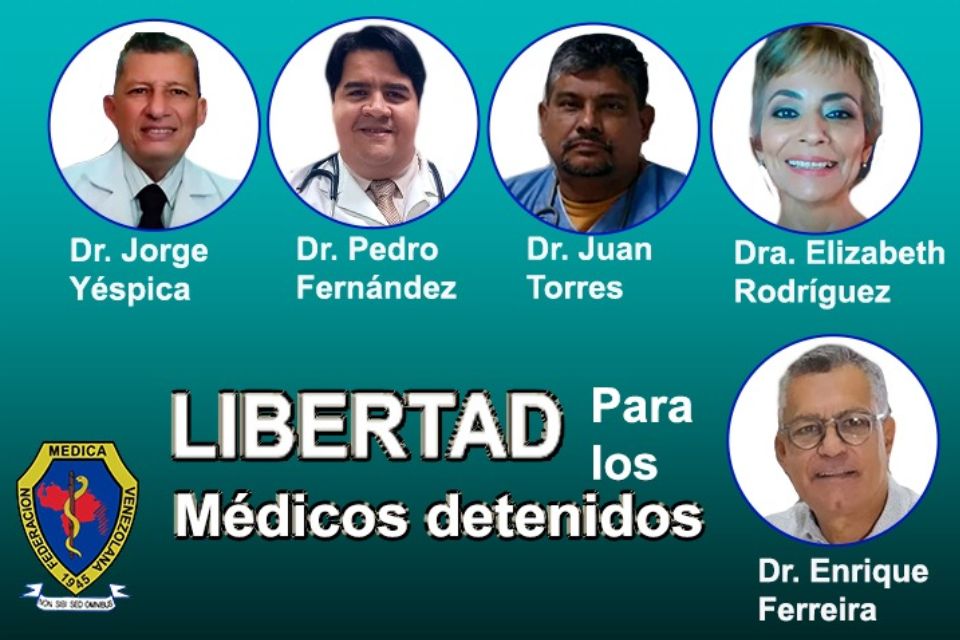 Médicos detenidos
