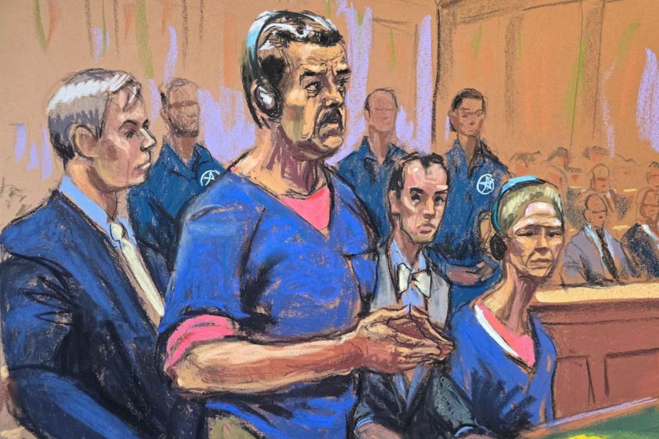 Nicolás Maduro y Cilia Flores en tribunal NY