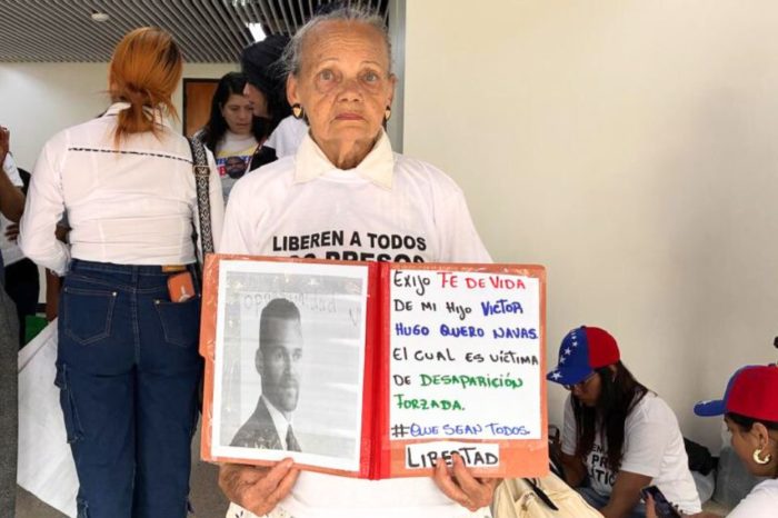 Madre de Víctor Quero Navas exige fe de vida