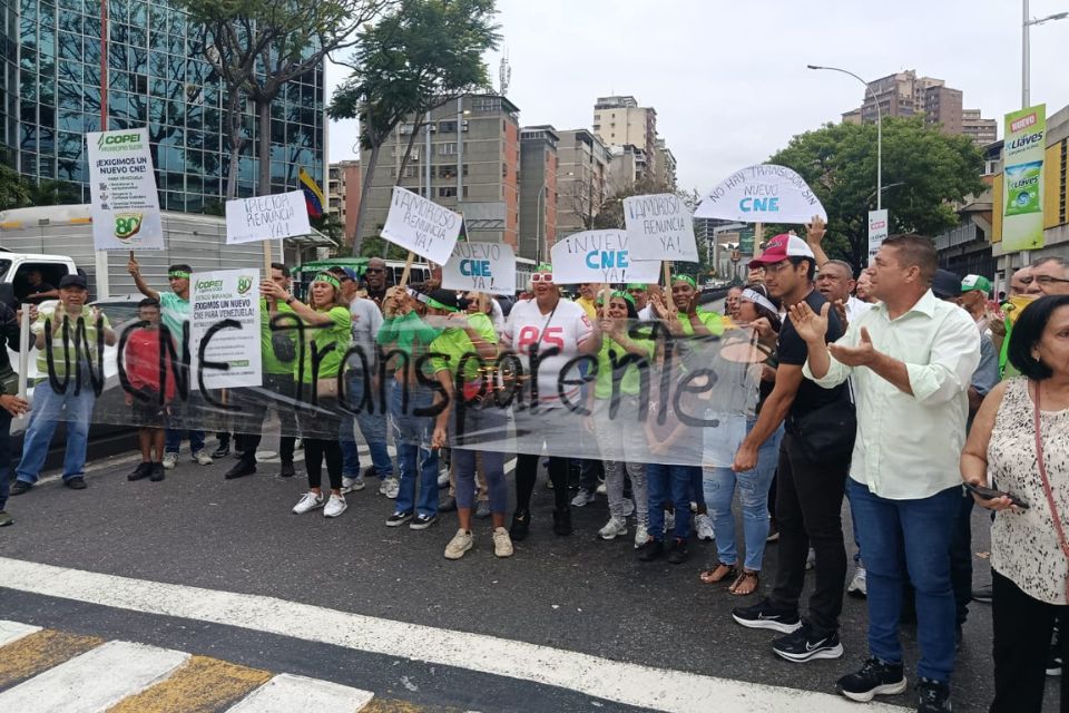 Copei protesta CNE