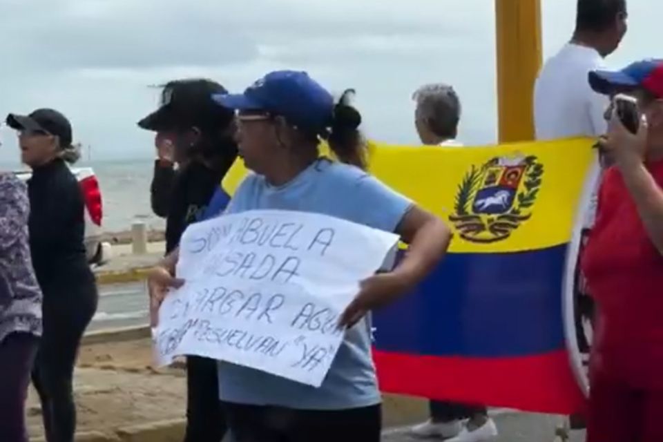Protesta agua estado Sucre