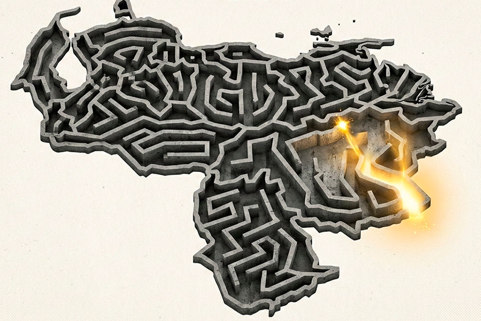 Después del 3 de enero Venezuela-laberinto